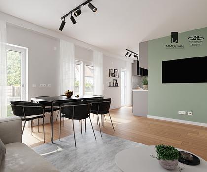 Provisionsfreie, exklusive Terrassenwohnung im Quartier 21/7 am Forstweiher in Nürnberg-Eibach