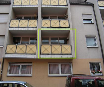Zentrumsnahe 1-Zimmer-Wohnung mit Einbauküche und Balkon