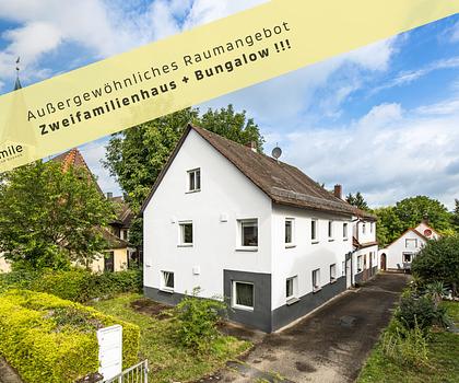 Zweifamilienhaus & Bungalow mit Entwicklungspotenzial in Eckental-Forth