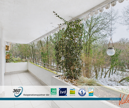 IMMO KUBE! Ruhige, helle 1 Zimmerwohnung mit großzügiger Loggia in Nbg.-Mögeldorf