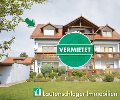 Für Wochenendheimfahrer oder
für den Single! Gemütliche 2,5-Zimmer-DG-Wohnung
in Neumarkt-Woffenbach