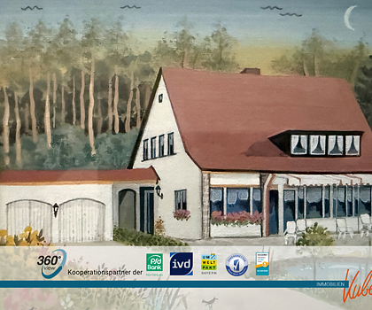 Wohnen wie im Film - charmantes Einfamilienhaus in absoluter Waldrandlage in Nbg.-Worzeldorf