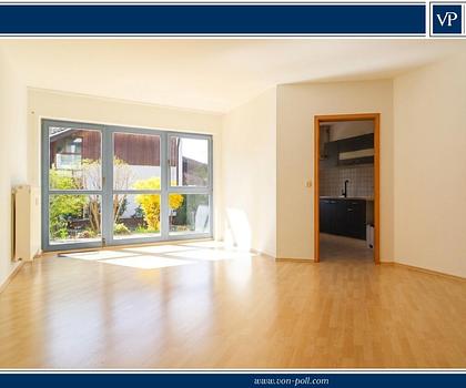 Helle 2-Zimmer-Wohnung mit Terrasse und großzügigem Grundriss