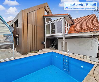 Wohntraum mit Pool, Sauna, Doppelgarage und weiterem Ausbaupotential