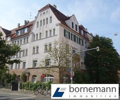 Nähe Wöhrder See gepflegtes Jugendstilhaus! Schöne 3,5-Zimmer-Wohnung mit SW-Balkon!