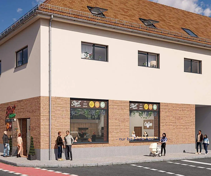 Neubau-Gewerbefläche mit ca. 124,73 qm