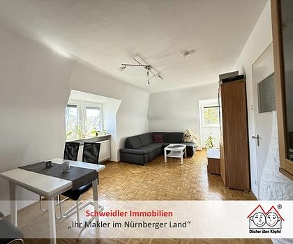 Gemütliche 2-Zimmer-Dachgeschosswohnung in zentrumsnaher Lage von Lauf