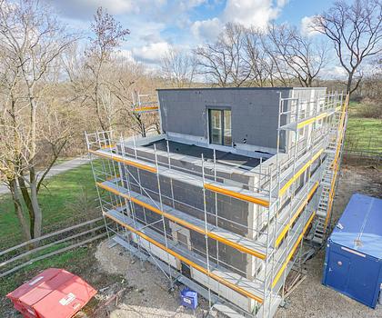 Lifestyle & wohnen in zentraler Lage Schwabachs, DHH mit traumhaften Garten, inkl. Küche! Bezug 2023