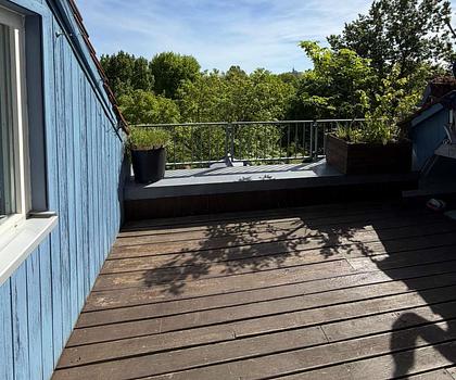 HEGERICH: Extravagante Maisonettewohnung mit herrlicher Dachterrasse in Nürnberg-St.-Johannis