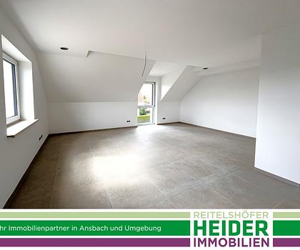 2 Zi. Neubau-Wohnung in Ansbach-Eyb - 1. Obergeschoss
