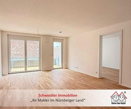 Moderne 2-Zimmer-Neubauwohnung mit Balkon & Stellplatz in ruhiger Innenstadtlage von Nürnberg