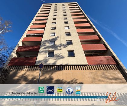 IMMO KUBE! Modernisierte 2 Zi.-ETW mit Loggia und Garage in zentraler Lage von Nbg.-Langwasser