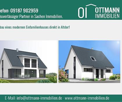 NEUBAU eines modernen Einfamilienhauses direkt in Altdorf