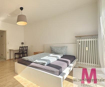 Helle möblierte 1-Zimmer-Wohnung im Zentrum