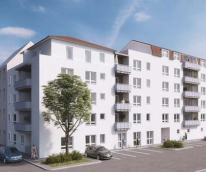 2-Zimmer Dachgeschoss Seniorenwohnung ab 60-Jahren in der Fürther Südstadt