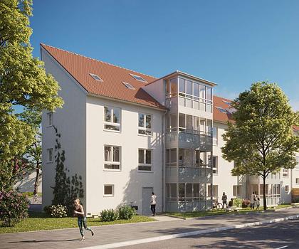 2-Zimmer-Wohnung Neubau Bibert living in Oberasbach
