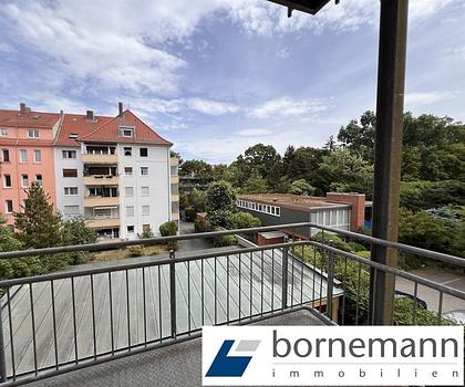 Gesuchte Nordstadtlage! Freie 3-Zi.-Wohnung mit Balkon + Garage!