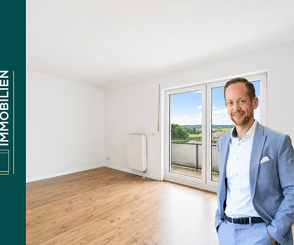 Wohnen in idyllischer Lage: 3-Zimmer-Wohnung mit Balkon & Stellplatz