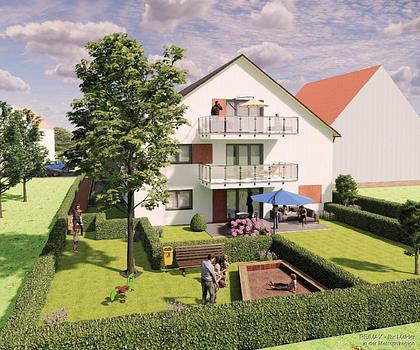 3 Zimmer Garten-Wohnung
Ideal für eine Familie mit 1 Kind oder ein Paar jeden Alters
Neubauvorhaben